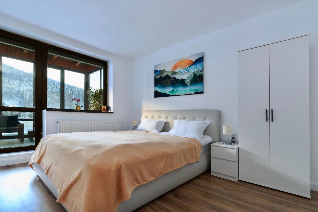 Best View Ap With Parking And 2 Bathrooms Sinaia Bagian luar foto