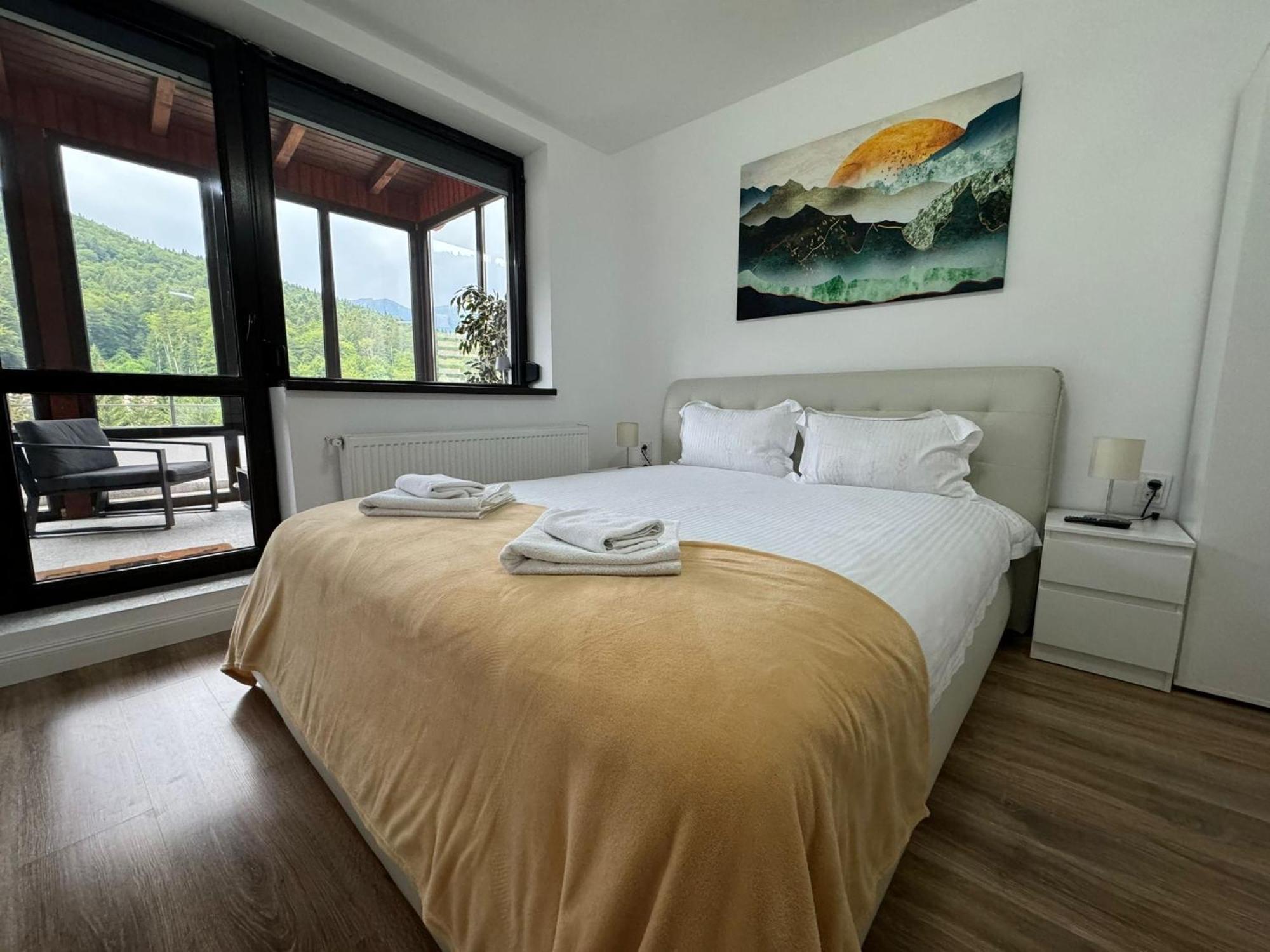 Best View Ap With Parking And 2 Bathrooms Sinaia Bagian luar foto